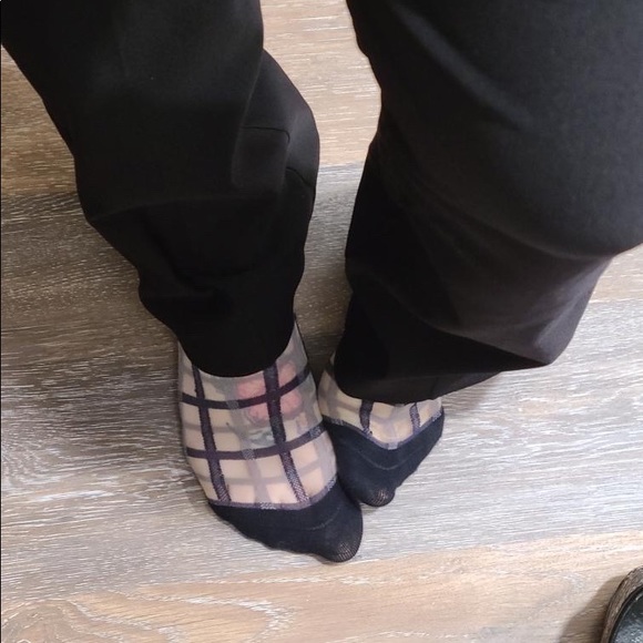 Black Vintage Sheer Socks - Picture 3 of 3